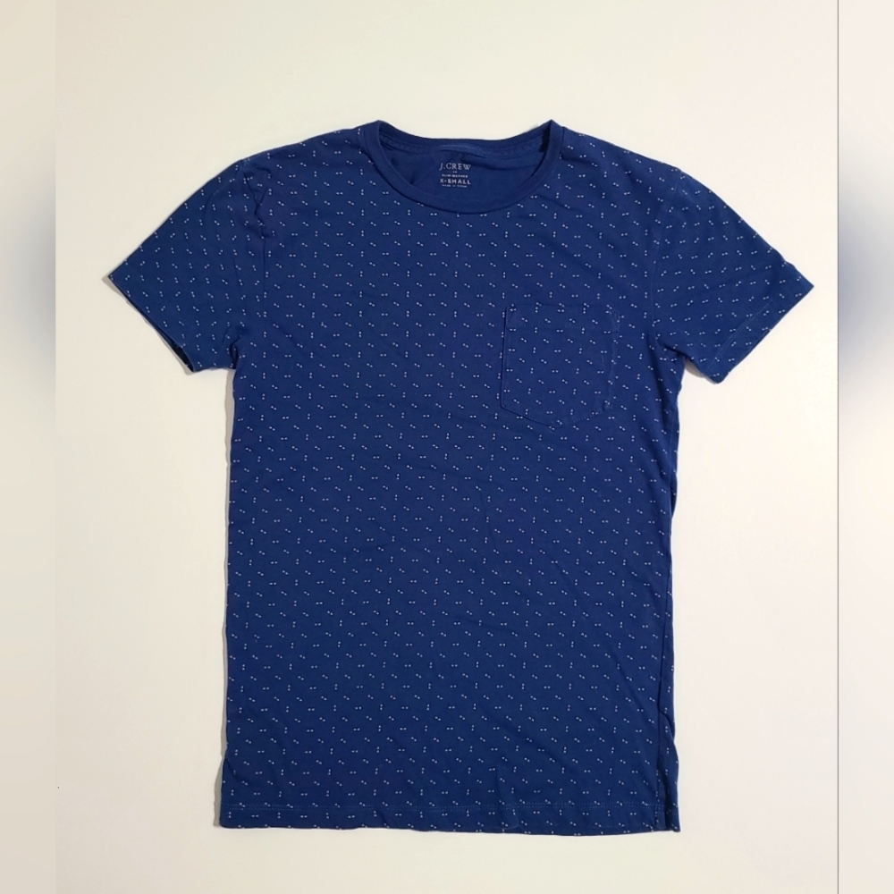 J.Crew slim washed blue‎ tshirt Mens size XS